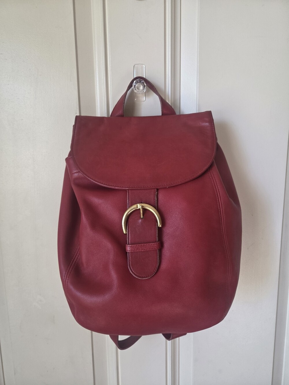Coach• VTG. Soho Bantam Backpack In Deep Red #M5H-4134